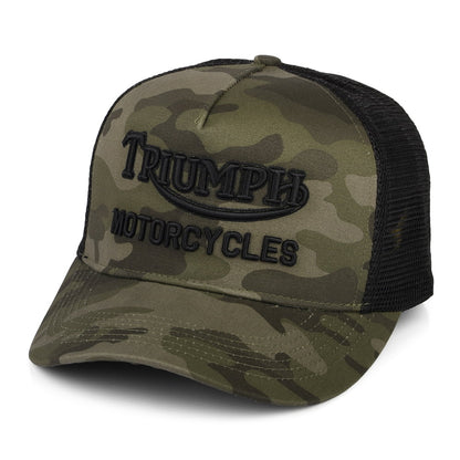 Triumph Motorcycles Oil Trucker Cap - Camouflage