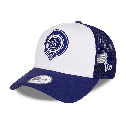 New Era Atletico Madrid Trucker Cap - Original Crest - White-Royal Blue