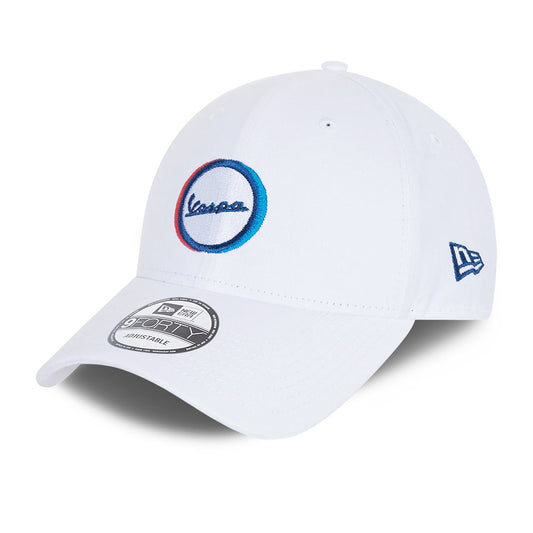 New Era 9FORTY Brushed Cotton Baseball Cap - Vespa - White