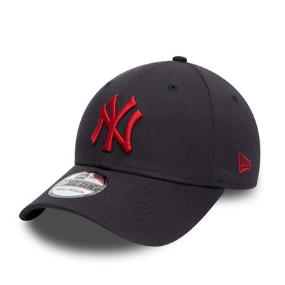 New Era 39THIRTY New York Yankees Baseball Cap - MLB League Essential - Navy-Red
