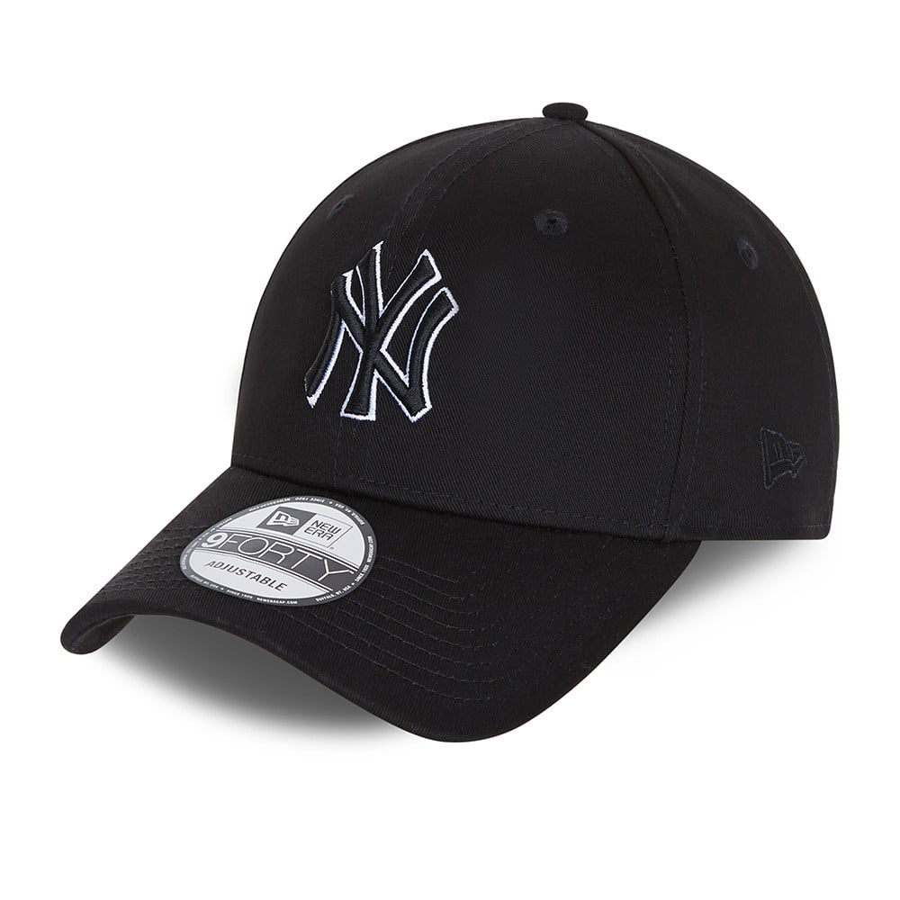 New Era 9FORTY New York Yankees Snapback Cap - MLB Black Base - Black