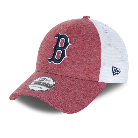 New Era 9FORTY Boston Red Sox Trucker Cap - MLB Home Field - Maroon Heather