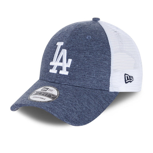 New Era 9FORTY L.A. Dodgers Trucker Cap - MLB Home Field - Navy Heather
