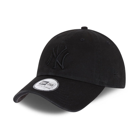 New Era 9TWENTY New York Yankees Baseball Cap - MLB Casual Classic - Black On Black