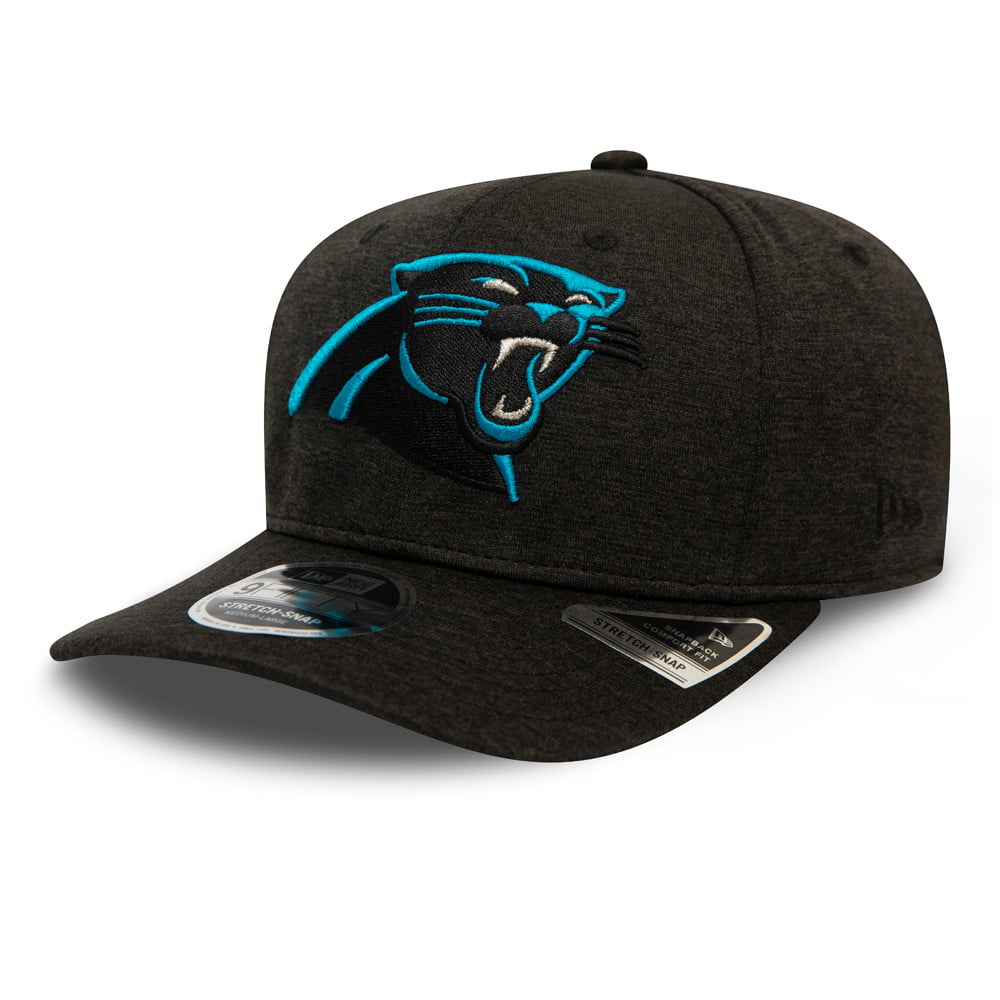 New Era 9FIFTY Carolina Panthers Stretch Snapback Cap - NFL Total Shadow Tech - Charcoal