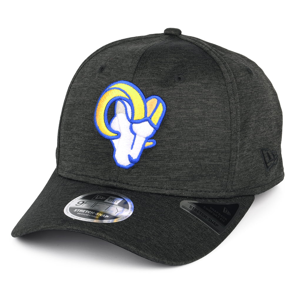 New Era 9FIFTY Los Angeles Rams Stretch Snapback Cap - NFL Total Shadow Tech - Charcoal