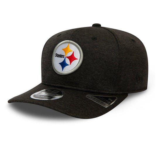New Era 9FIFTY Pittsburgh Steelers Stretch Snapback Cap - NFL Total Shadow Tech - Charcoal