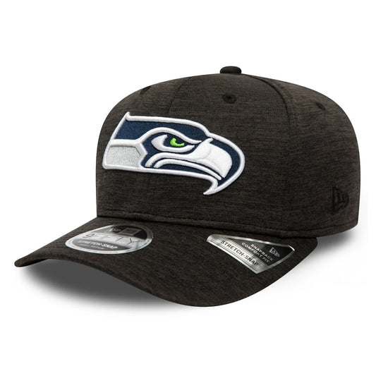 New Era 9FIFTY Seattle Seahawks Stretch Snapback Cap - NFL Total Shadow Tech - Charcoal