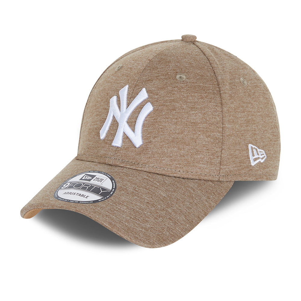 New Era 9FORTY New York Yankees Baseball Cap - MLB Jersey Essential - Wheat