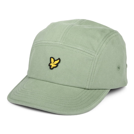 Lyle & Scott Hats Cotton Twill 5 Panel Baseball Cap - Moss