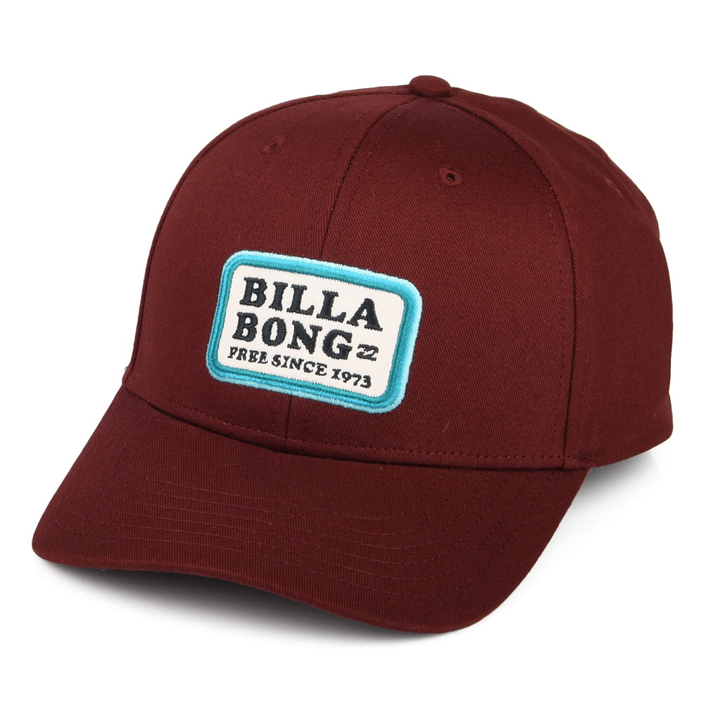 Billabong Hats Walled Cotton Snapback Cap - Burgundy