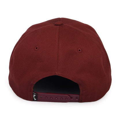 Billabong Hats Walled Cotton Snapback Cap - Burgundy