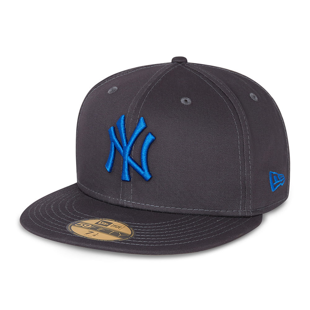 New Era 59FIFTY New York Yankees Baseball Cap - MLB League Essential - Graphite-Blue