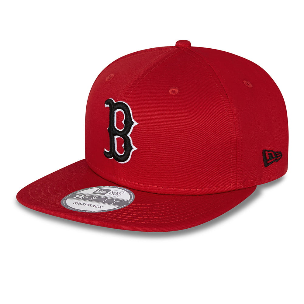 New Era 9FIFTY Boston Red Sox Snapback Cap - MLB League Essential - Scarlet