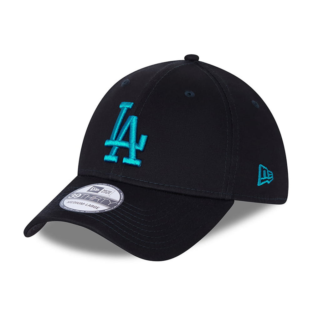 New Era 39THIRTY L.A. Dodgers Baseball Cap - MLB League Essential - Navy-Blue