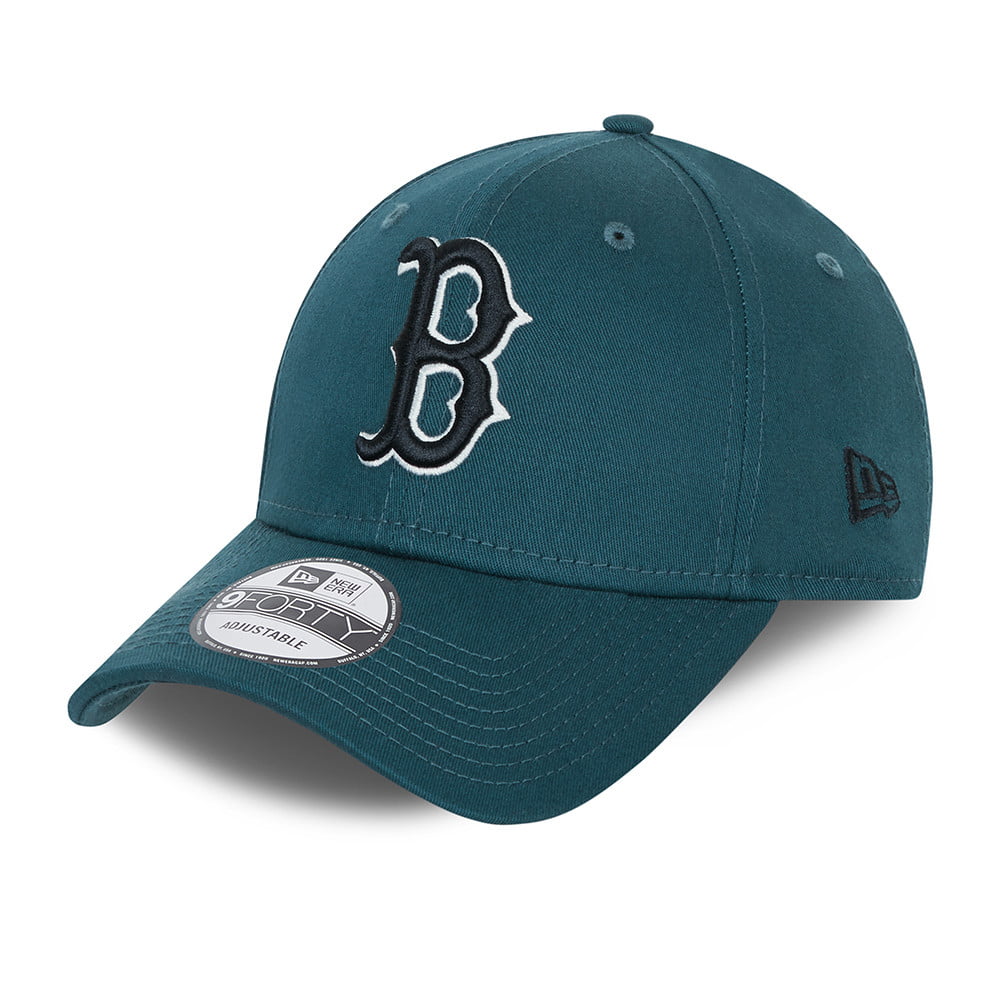 New Era 9FORTY Boston Red Sox Baseball Cap - MLB League Essential - Blue-Navy