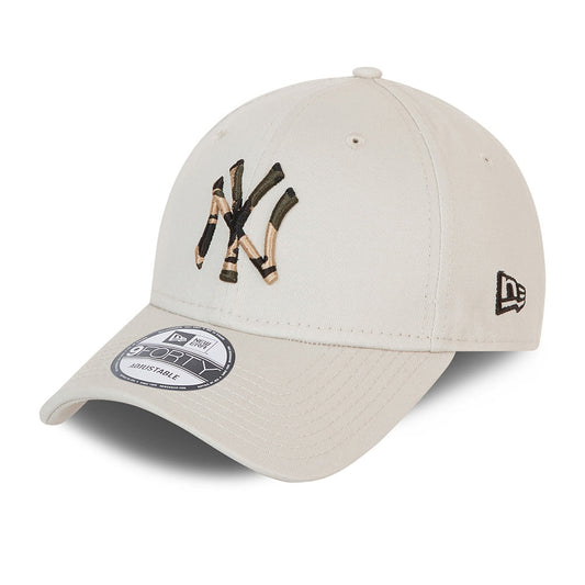 New Era 9FORTY New York Yankees Baseball Cap - MLB Infill - Stone