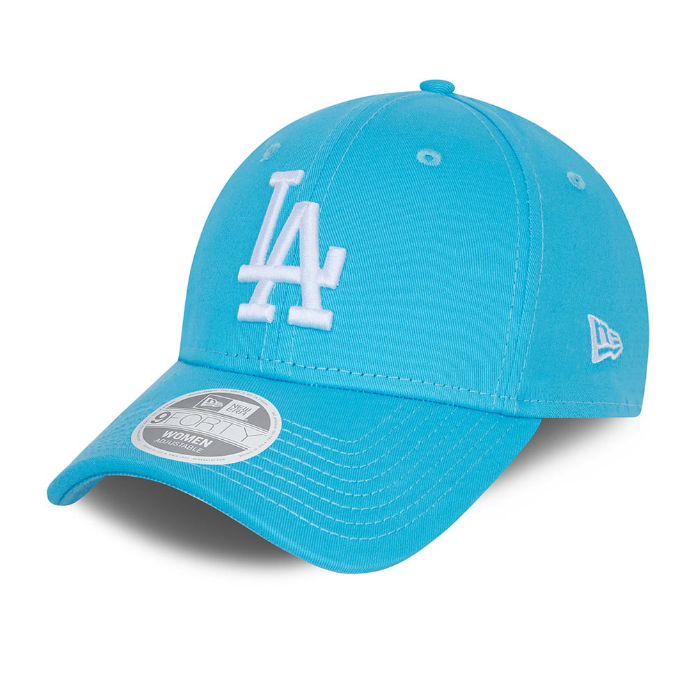 New Era Womens 9FORTY L.A. Dodgers Baseball Cap - MLB League Essential - Blue-White