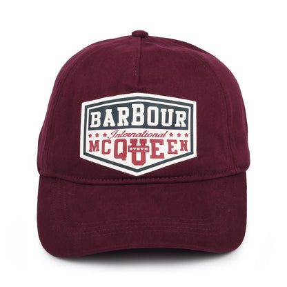 Barbour International SMQ Graphic Baseball Cap - Merlot