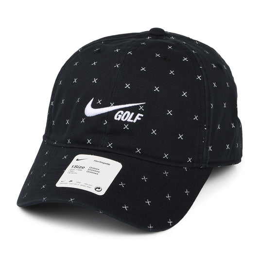 Nike Golf Hats Heritage 86 Washed Club Baseball Cap - Black