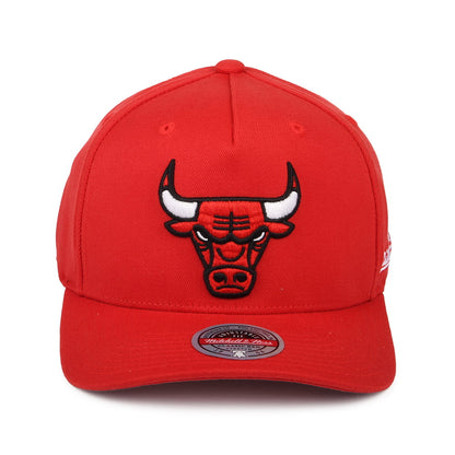 Mitchell & Ness Chicago Bulls Snapback Cap - NBA Dropback Solid Redline - Red