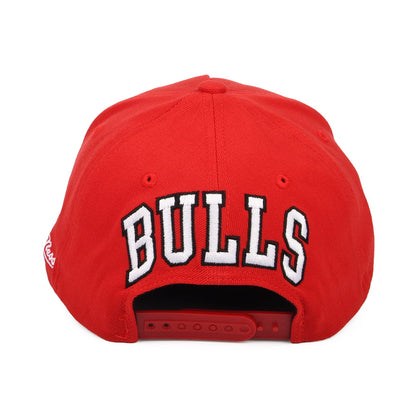 Mitchell & Ness Chicago Bulls Snapback Cap - NBA Dropback Solid Redline - Red