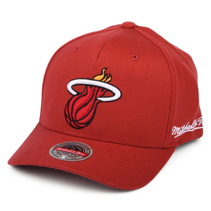 Mitchell & Ness Miami Heat Snapback Cap - NBA Dropback Solid Redline - Cardinal
