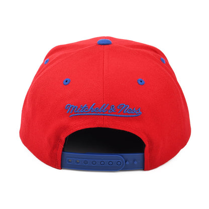 Mitchell & Ness L.A. Clippers Snapback Cap - NBA HWC Team Arch - Red-Royal