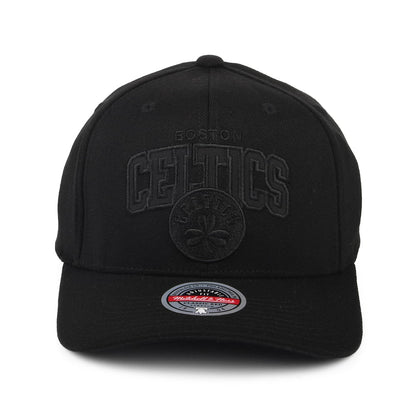 Mitchell & Ness Boston Celtics Snapback Cap - NBA Black Out Arch Redline - Black