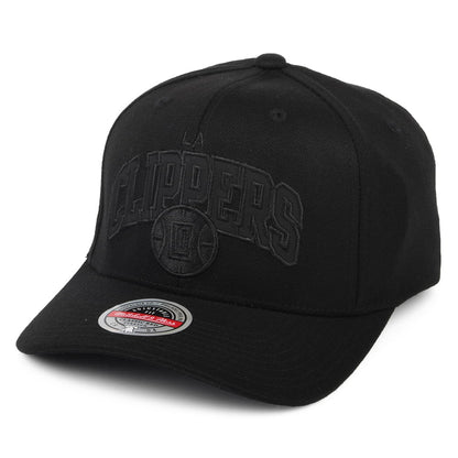 Mitchell & Ness L.A. Clippers Snapback Cap - NBA Black Out Arch Redline - Black