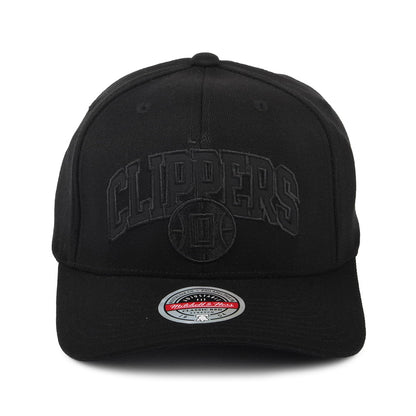 Mitchell & Ness L.A. Clippers Snapback Cap - NBA Black Out Arch Redline - Black
