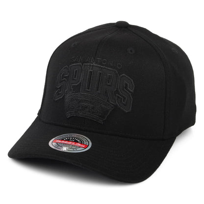 Mitchell & Ness San Antonio Spurs Snapback Cap - NBA Black Out Arch Redline - Black