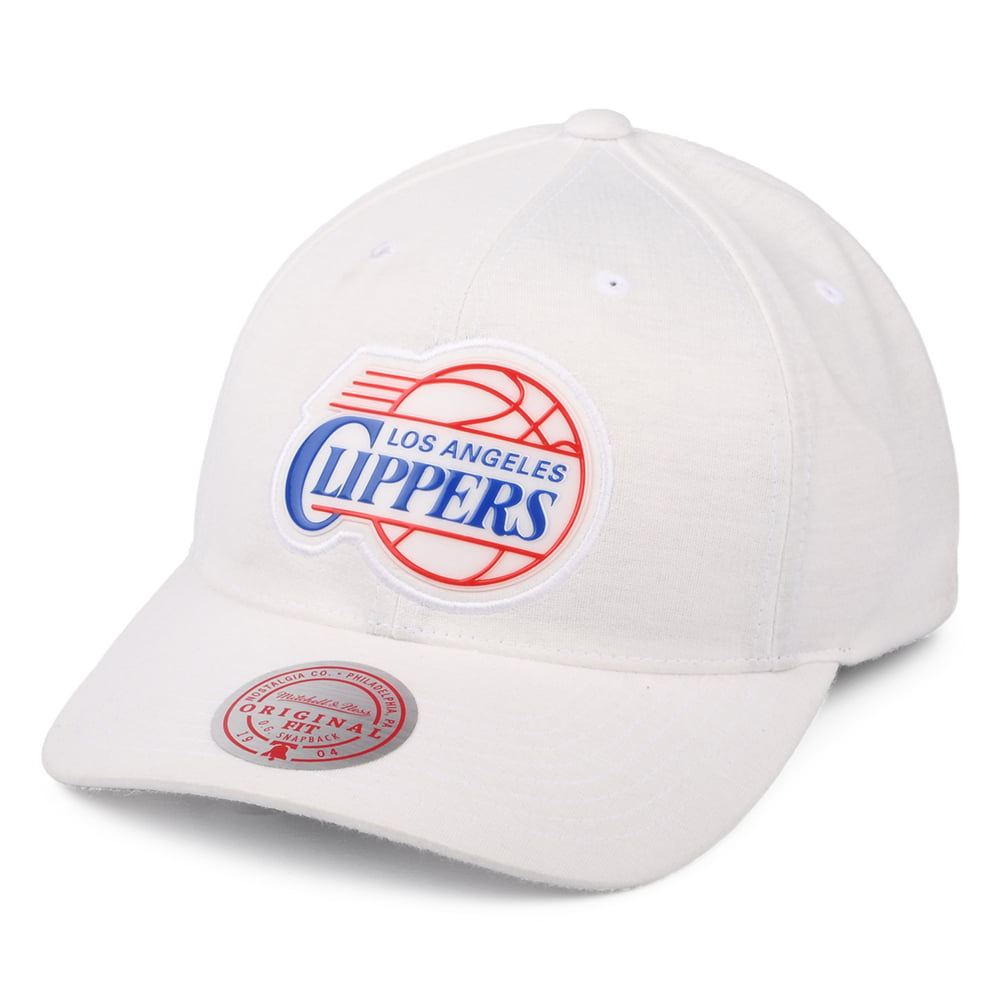 Mitchell & Ness L.A. Clippers Low Pro Snapback Cap - NBA Prime - White