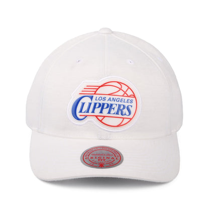 Mitchell & Ness L.A. Clippers Low Pro Snapback Cap - NBA Prime - White
