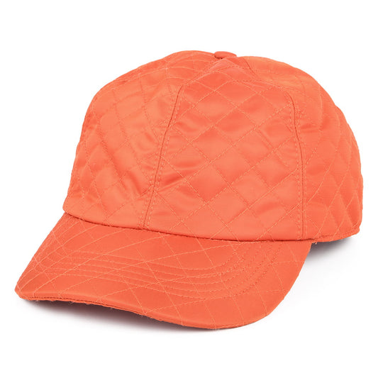 Betmar Hats Quilted Rain Baseball Cap - Orange