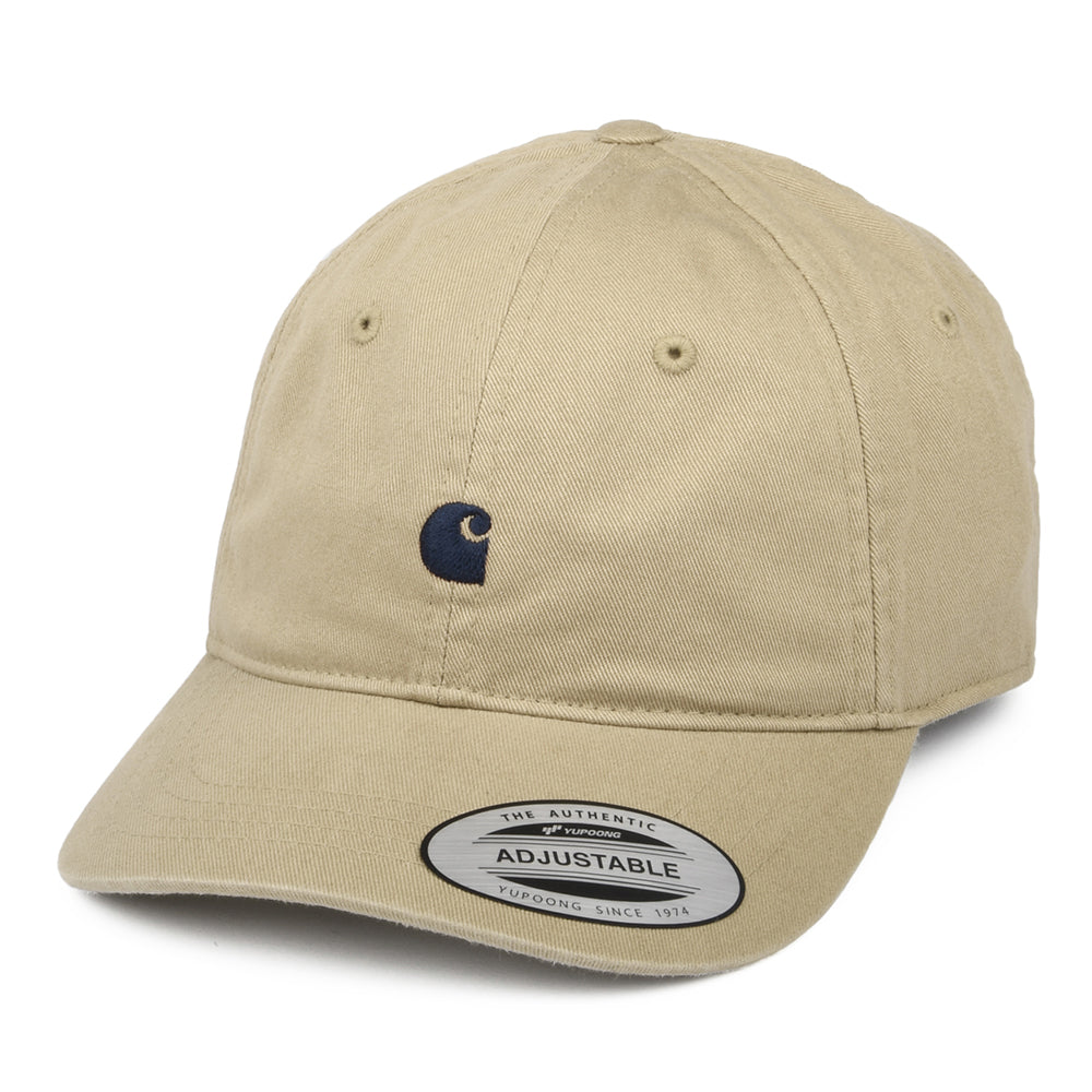 Carhartt WIP Hats Madison Logo Baseball Cap - Tan-Dark Navy