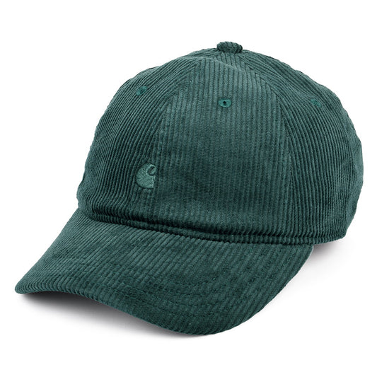 Carhartt WIP Hats Harlem Corduroy Baseball Cap - Forest