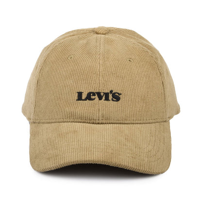 Levi's Hats Modern Vintage Logo Corduroy Baseball Cap - Sand