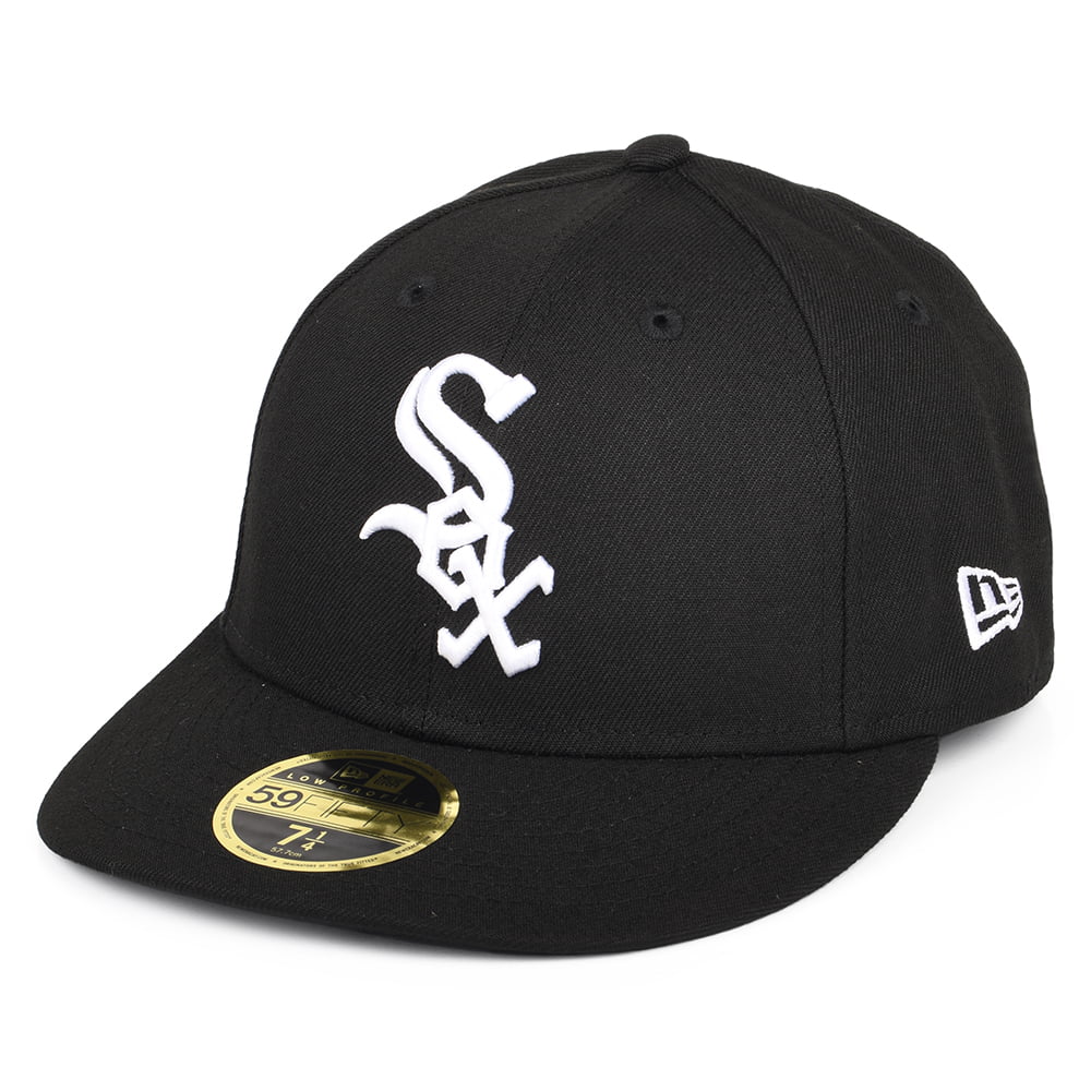 New Era 59FIFTY Chicago White Sox Low Profile Baseball Cap - MLB On Field AC Perf - Black