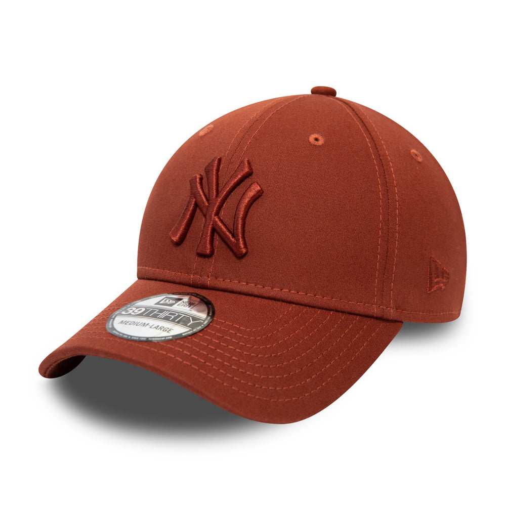 New Era 39THIRTY New York Yankees Baseball Cap - MLB League Essential - Brown