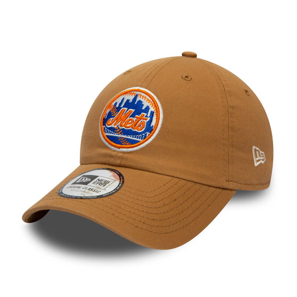 New Era 9TWENTY New York Mets Baseball Cap - MLB League Essential CC - Wheat