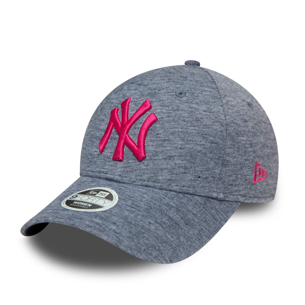 New Era Womens 9FORTY New York Yankees Baseball Cap - MLB Jersey - Blue-Pink