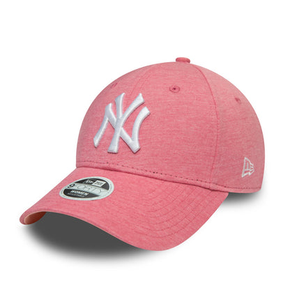 New Era Womens 9FORTY New York Yankees Baseball Cap - MLB Jersey - Pink-White