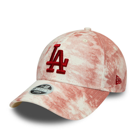 New Era Womens 9FORTY L.A. Dodgers Baseball Cap - MLB Denim Colour - Cardinal
