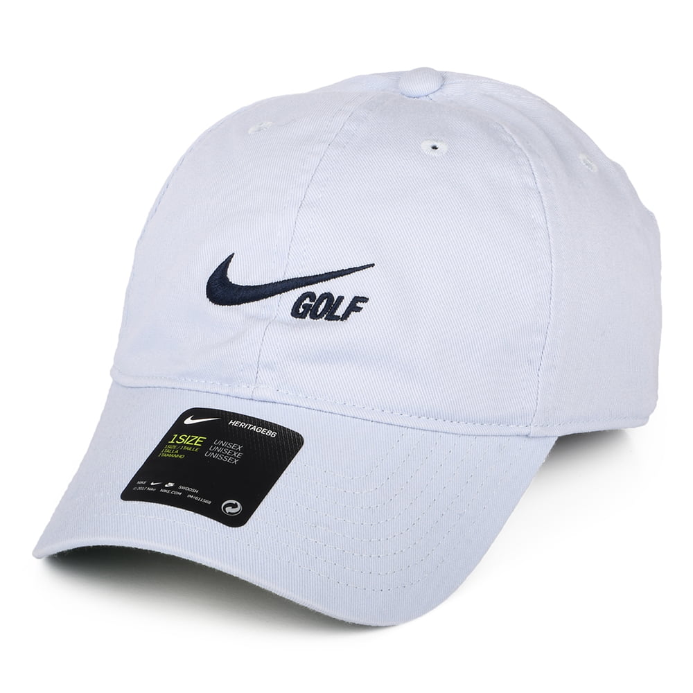 Nike Golf Hats Heritage 86 Washed Solid Baseball Cap - Light Blue