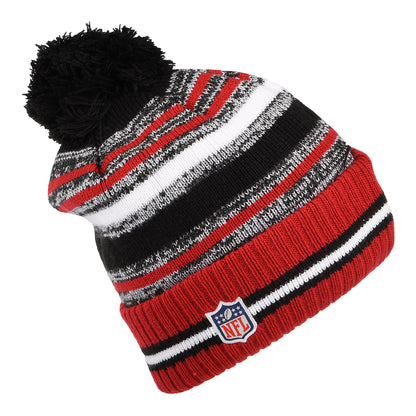 New Era Arizona Cardinals Bobble Hat - NFL Sport Knit OTC - Cardinal-Black