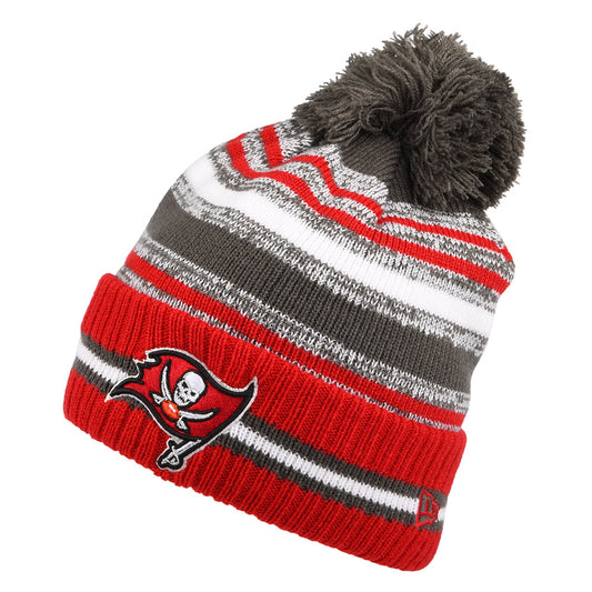 New Era Tampa Bay Buccaneers Bobble Hat - NFL Sport Knit OTC - Red-Black
