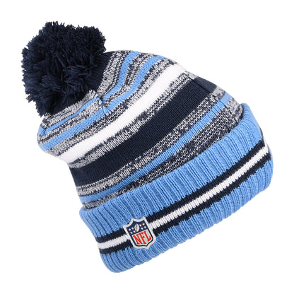 New Era Tennessee Titans Bobble Hat - NFL Sport Knit OTC - Blue