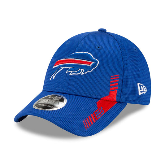 New Era 9FORTY Buffalo Bills Stretch Snap Baseball Cap - NFL Sideline Home - Blue