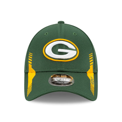 New Era 9FORTY Green Bay Packers Baseball Cap - NFL Sideline Home - Green-Yellow
